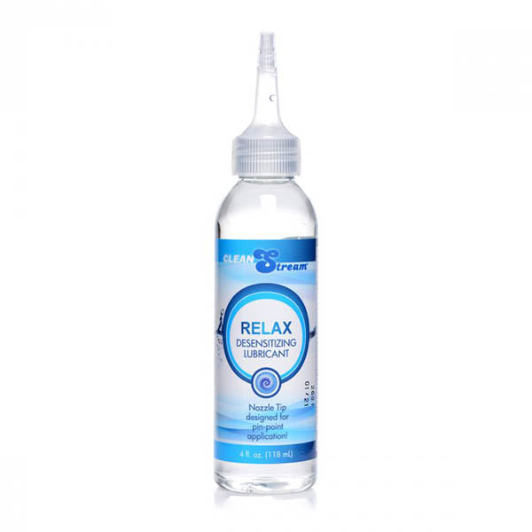 CleanStream Relax Desensitising Lubricant with Nozzle Tip 118 ml Bottle Default Title ENHANCERS