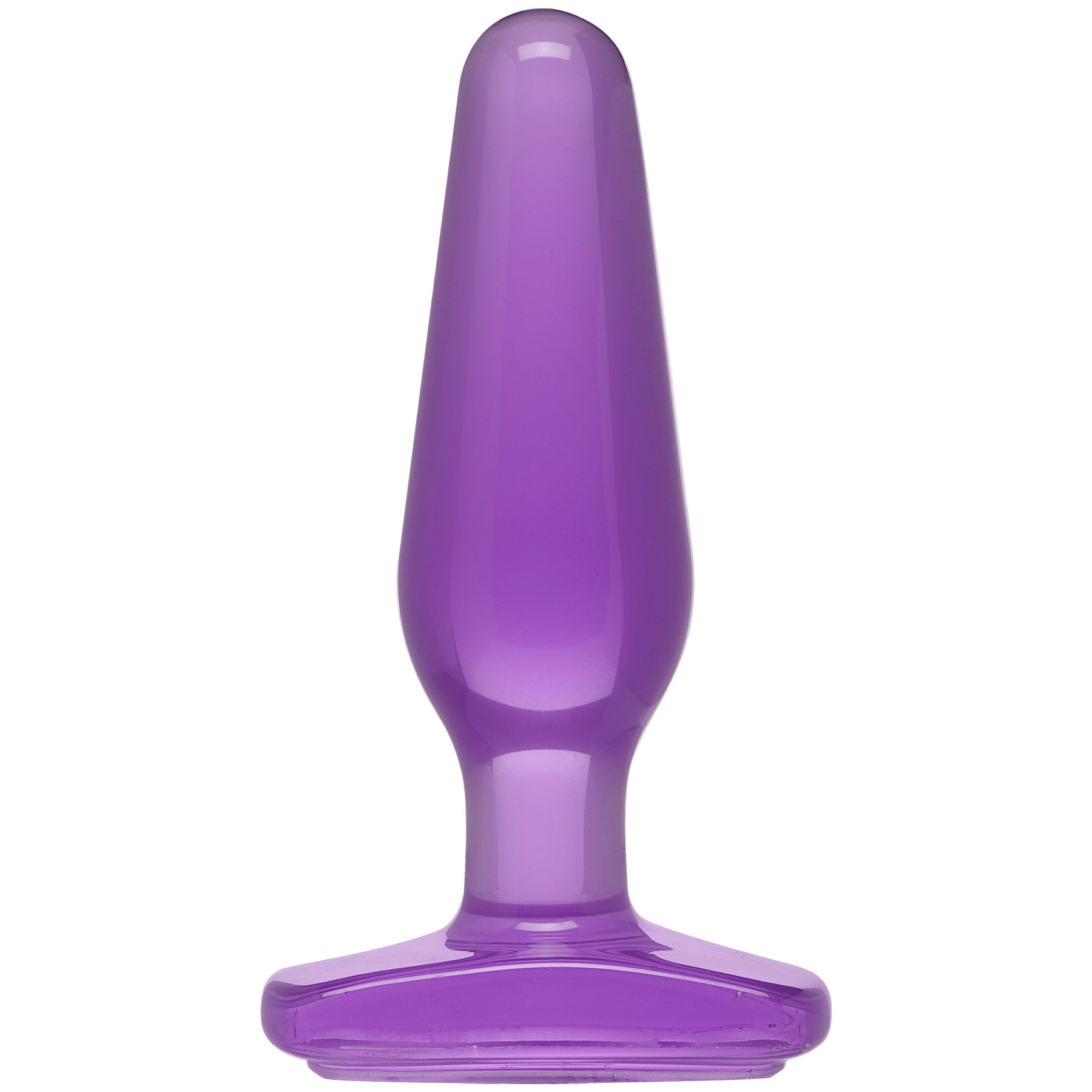 Medium Butt Plug Purple 5 Inch Crystal Jellies Toy > Anal Range > Butt Plugs