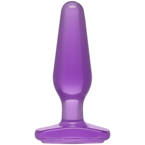 Medium Butt Plug Purple 5 Inch Crystal Jellies Toy > Anal Range > Butt Plugs