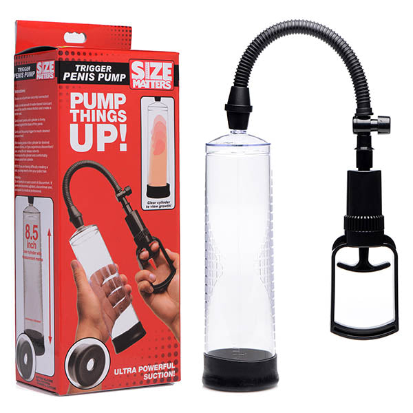 Size Matters Trigger (Clear) – Penis Pump 8.5 Inch > Pumps > Penis Pumps