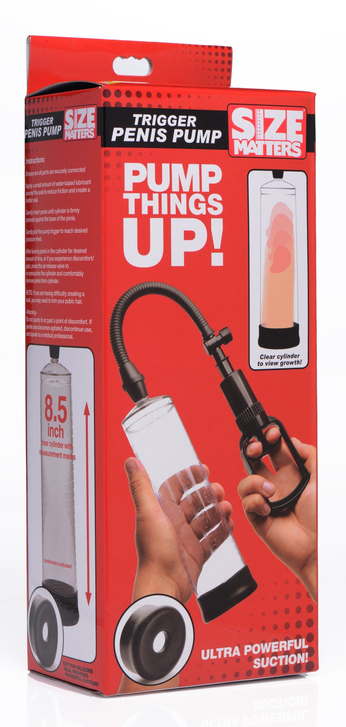 Size Matters Trigger (Clear) – Penis Pump 8.5 Inch > Pumps > Penis Pumps