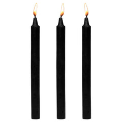 Fetish Drip Candles 3 Pk Black