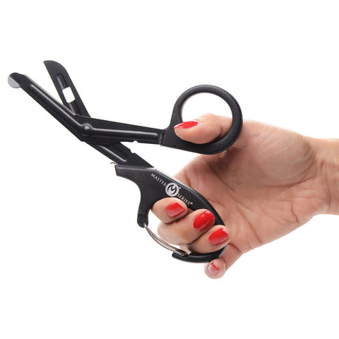 Master Series Snip Heavy Duty Bondage Scissors for Safe Play Rope