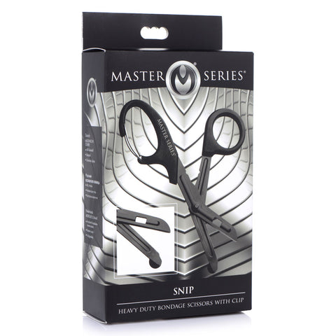 Master Series Snip – Heavy Duty Stainless Steel Bondage Scissors Black > Bondage Gear > Medical Instruments