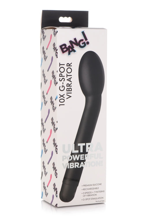 Bang 10X G Spot Rechargeable Vibrator in Black Default Title Vibrators