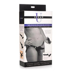 Strap U 28X Power Pegger Beginner Double Dildo with Harness and Remote Control 5.5" / 3.2" inches Default Title > Dildos > Strap On Harnesses