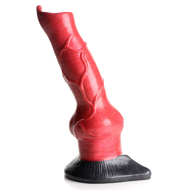 Creature Cocks Hell-Hound Canine Dildo (Red) – 19 cm Silicone Dildo > Dildos > Fantasy