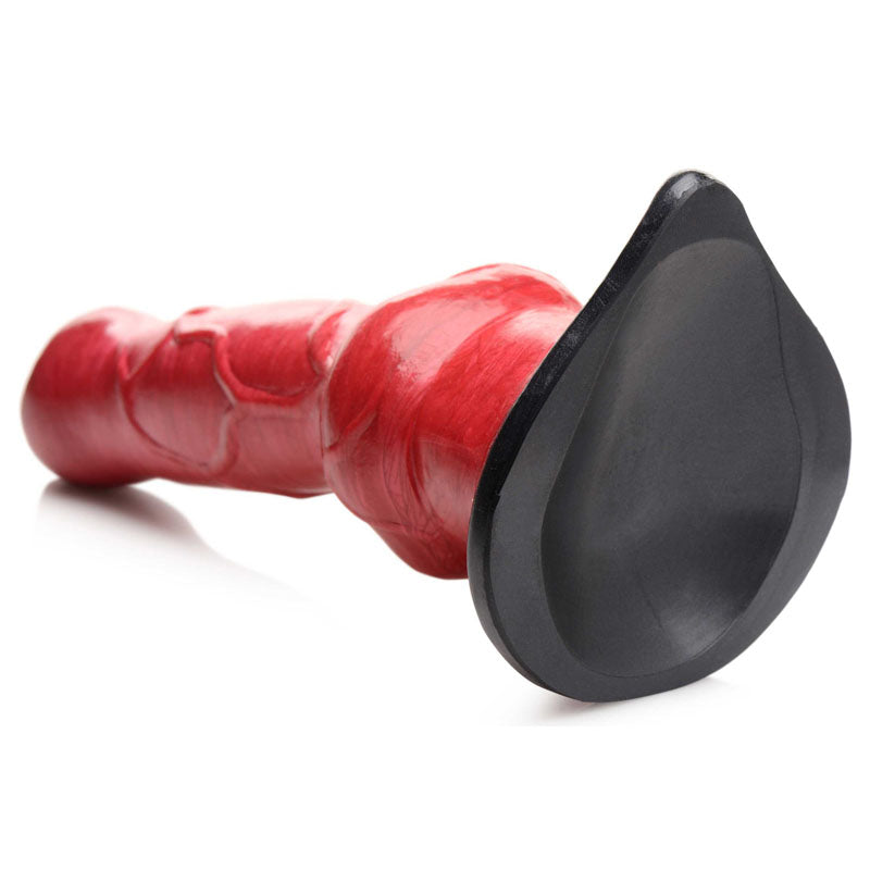 Creature Cocks Hell-Hound Canine Dildo (Red) – 19 cm Silicone Dildo > Dildos > Fantasy