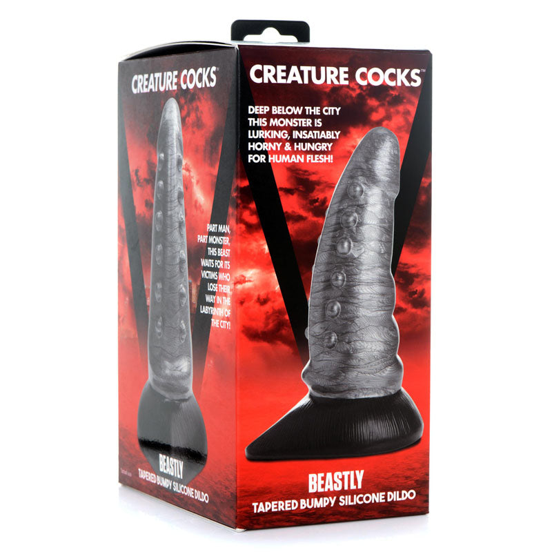 Creature Cocks Beastly Tapered Bumpy Silicone Dildo