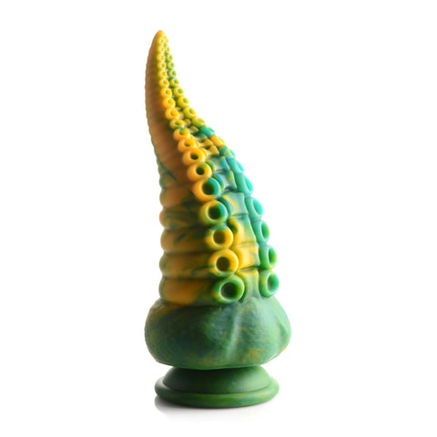 Creature Cocks Monstropus Tentacled 8.5 Inch Silicone Dildo (Marbled Green Yellow Blue) – Suction Cup Dildo > Dildos > Fantasy