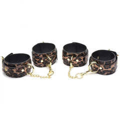 Master Series Wild Sex - Leopard  7 Piece Bondage Set