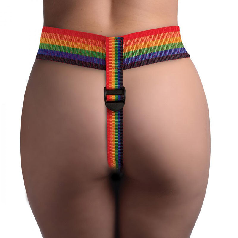 Strap-U Take the Rainbow Universal Strap-On Harness – Adjustable Size Harness > Dildos > Strap On Harnesses