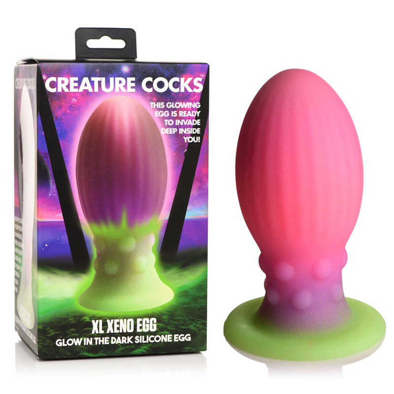Creature Cocks XL Xeno Egg Glow in the Dark Silicone Egg > Dildos > Fantasy