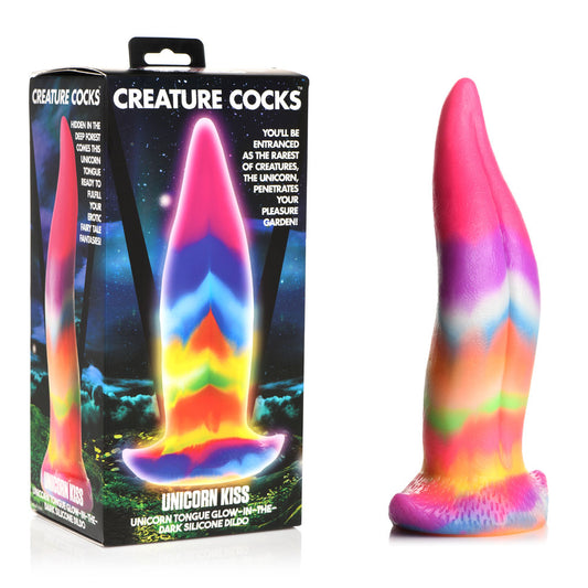 Creature Cocks Unicorn Kiss Silicone Dildo 7.5" Fantasy Dong