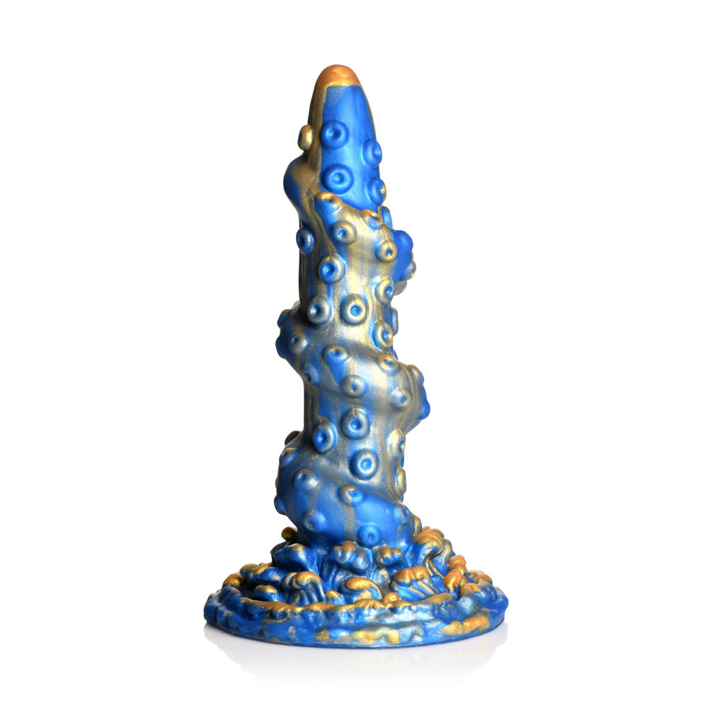 Creature Cocks The Kraken (Deep Blue and Gold) 7 Inch Fantasy Dildo > Dildos > Fantasy Main image
