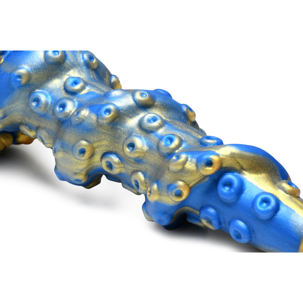 Creature Cocks The Kraken (Deep Blue and Gold) 7 Inch Fantasy Dildo > Dildos > Fantasy