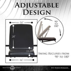 Master Series Throne Adjustable Sex Sling with Stand > Sex Toys > Swings & Slings