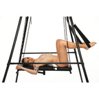 Master Series Throne Adjustable Sex Sling with Stand > Sex Toys > Swings & Slings