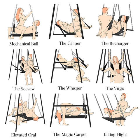 Master Series Throne Adjustable Sex Sling with Stand > Sex Toys > Swings & Slings