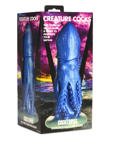Creature Cocks Cocktopus Octopus (Iridescent Blue) Silicone 8.4 Inch Dildo – Fantasy Textured Dildo Default Title Fantasy Dongs