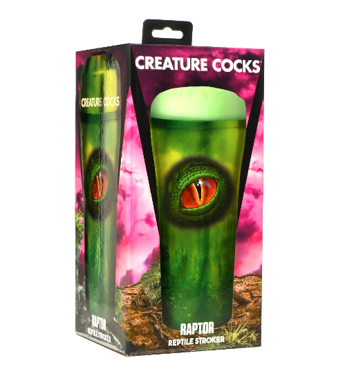 Creature Cocks Raptor Reptile Stroker Green Strokers - Fantasy