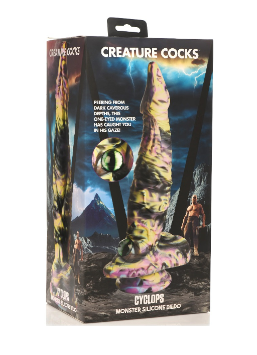 Creature Cocks Cyclops Monster (Multicolor) – 11.3 Inch Silicone Dildo > Dildos > Fantasy