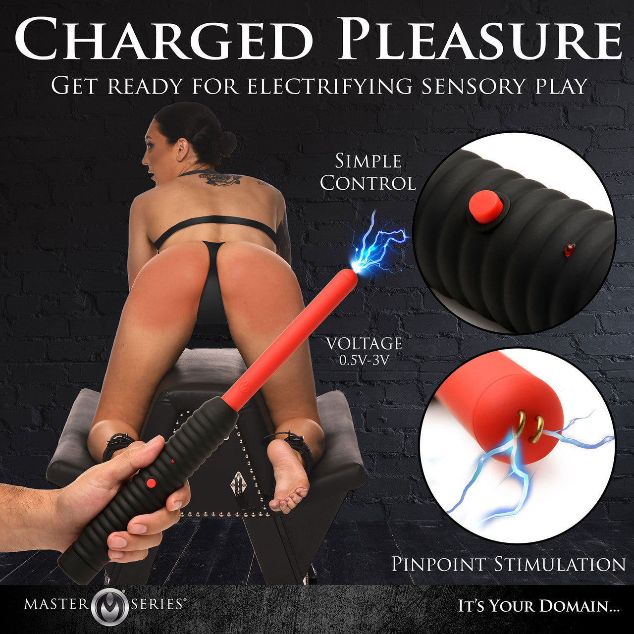 Master Series Spark Rod – Zapping Wand E-STIM TOYS