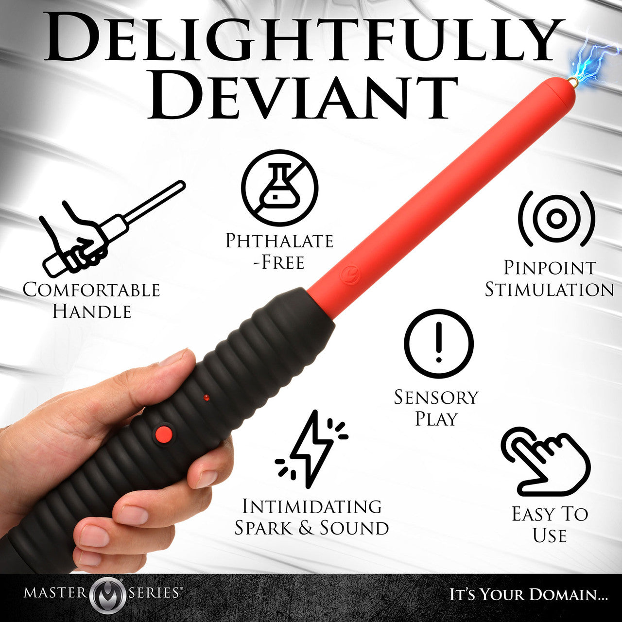 Master Series Spark Rod – Zapping Wand E-STIM TOYS