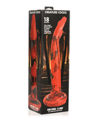 Creature Cocks King Cobra (Red and Black) – X-Large 18 Inch Silicone Dong Default Title > Dildos > Fantasy