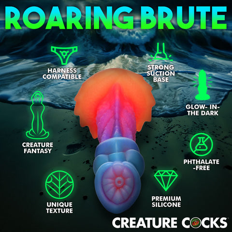 Creature Cocks Aqua Cock 7.5 Inch Fantasy Dong Fantasy Dongs