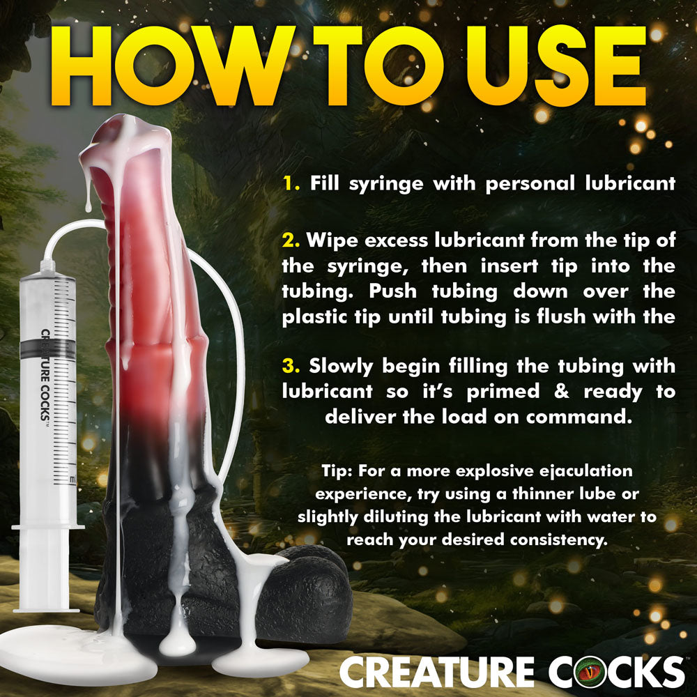 Creature Cocks Centaur Explosion (Pink/Black) – 24.5 cm Squirting Fantasy Dildo > Dildos > Fantasy