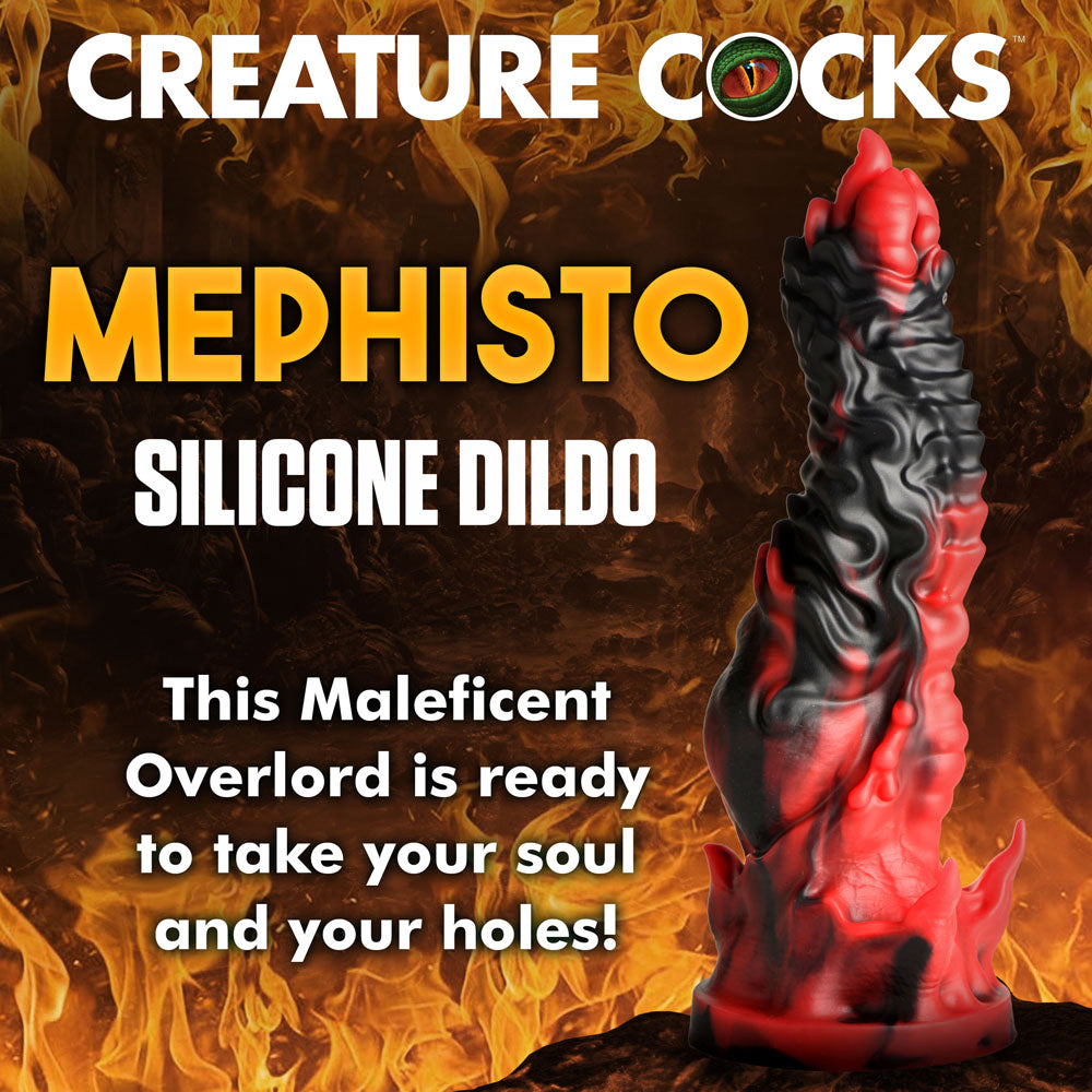 Creature Cocks Mephisto – Ridged Silicone Fantasy Dildo 18.5 cm > Dildos > Fantasy