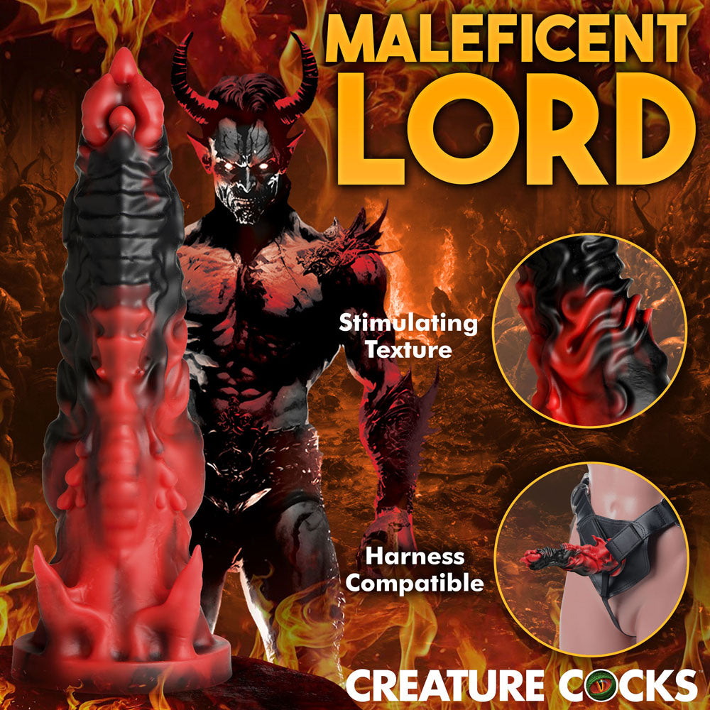 Creature Cocks Mephisto – Ridged Silicone Fantasy Dildo 18.5 cm > Dildos > Fantasy