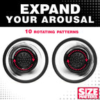 Size Matters 10X Rotating Silicone Nipple Suckers with Attachments – Hands-Free Nipple Stimulator > Sex Toys > Nipple Suckers