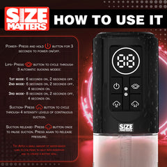 Size Matters Sucking Penis Pump