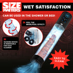 Size Matters Sucking Submersible Penis Pump 7.75" x 2.6" > Pumps > Penis Pumps Electric
