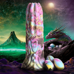 Dragon Spawn Dragon Ovipositor Silicone Dildo with Eggs Fantasy Dongs