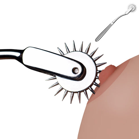 Master Series Silver Sensation Wartenberg Wheel Adult Sex Toy BONDAGE-TOYS