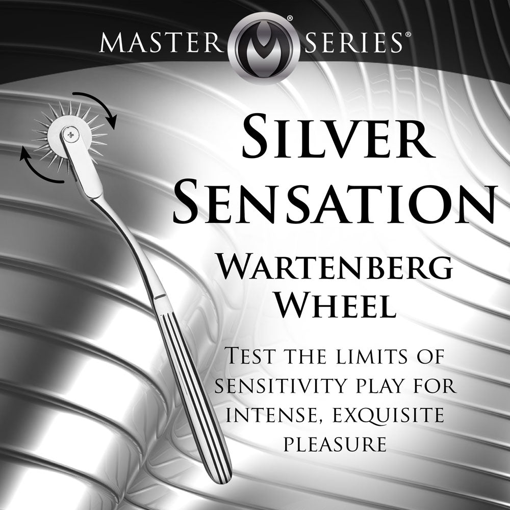 Master Series Silver Sensation Wartenberg Wheel Adult Sex Toy BONDAGE-TOYS