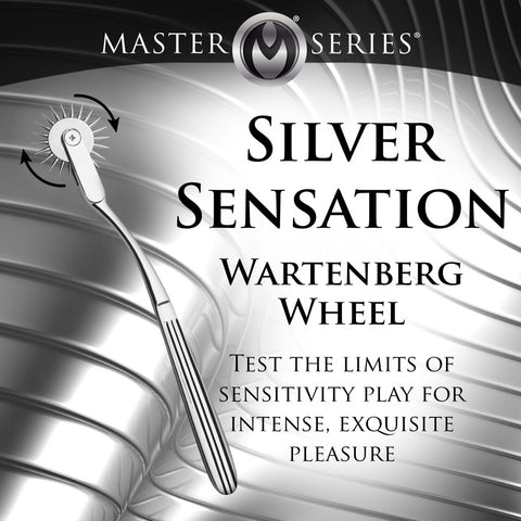 Master Series Silver Sensation Wartenberg Wheel Adult Sex Toy BONDAGE-TOYS