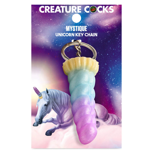 Creature Cocks Mystique Unicorn Keychain Coloured Key Chains