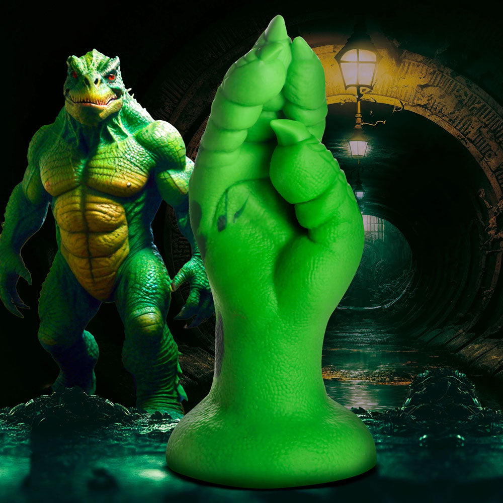 Raptor Claw Fisting Silicone Dildo (Green) – 8.6 Inches Fantasy Silicone Dildo Fantasy Dongs