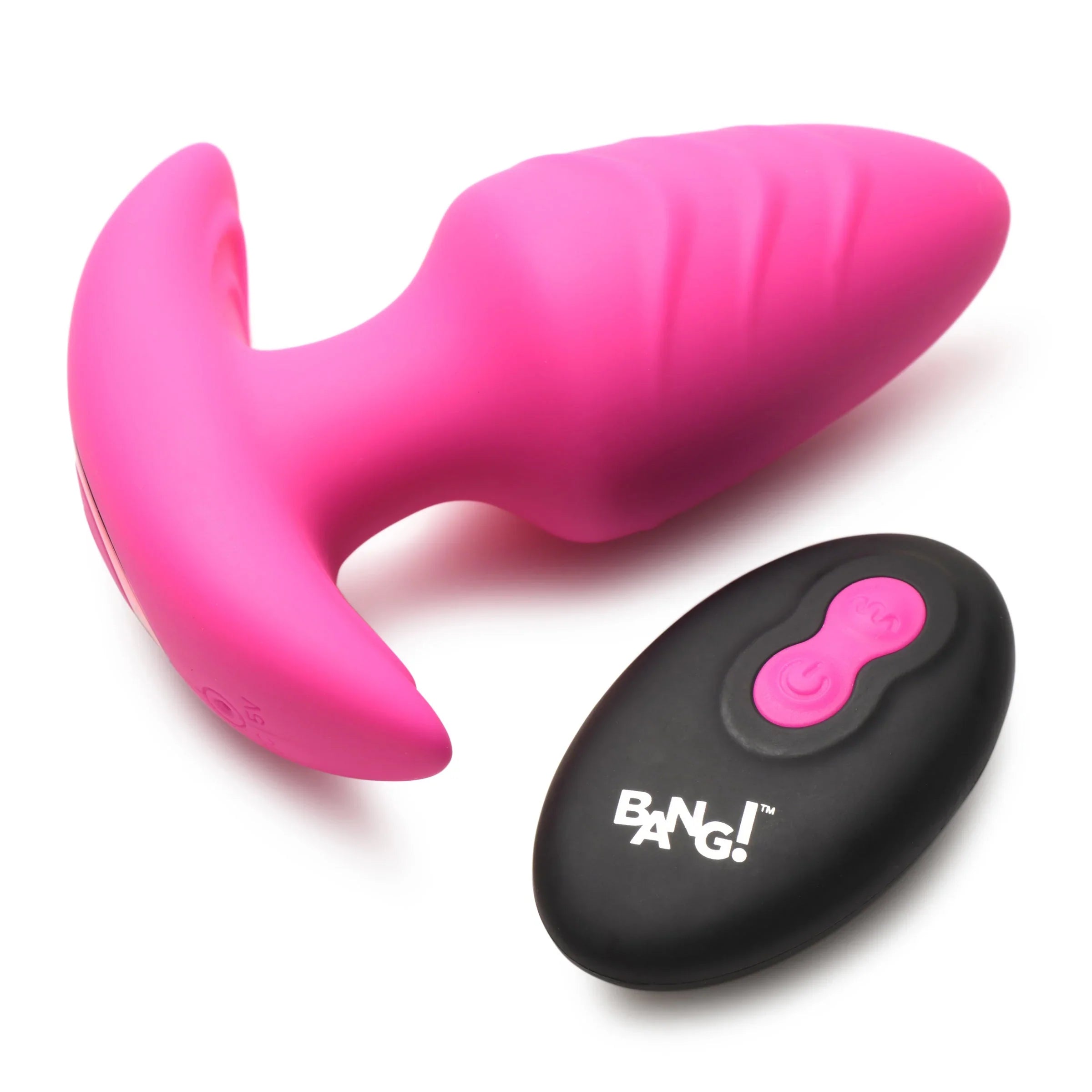 Bang 10X Rotating and Vibrating Silicone Butt Plug with Remote Control > Anal Range > Vibrating Butt Plugs Main image