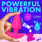 Bang 10X Rotating and Vibrating Silicone Butt Plug with Remote Control > Anal Range > Vibrating Butt Plugs
