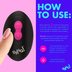 Bang 10X Rotating and Vibrating Silicone Butt Plug with Remote Control > Anal Range > Vibrating Butt Plugs