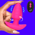 Bang 10X Rotating and Vibrating Silicone Butt Plug with Remote Control > Anal Range > Vibrating Butt Plugs