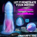 Creature Cocks Cocktopus Deluxe 2-3" Glow-in-the-Dark Vibrating Silicone Dildo > Dildos > Fantasy