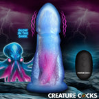 Creature Cocks Cocktopus Deluxe 2-3" Glow-in-the-Dark Vibrating Silicone Dildo > Dildos > Fantasy