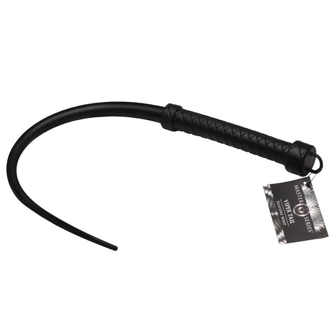 Master Series Viper Tail - Silicone Whip Black BONDAGE-TOYS
