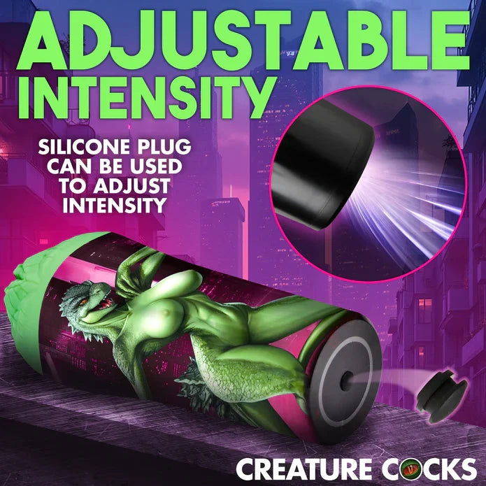 Creature Cocks Fuckzilla (Green) – Textured Pussy Stroker > Sex Toys For Men > Masturbators > Fantasy